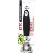Wholesale - GINSU PEELER WITH BLACK EMBOSSED HANDLE C/P 48, UPC: 810002207723